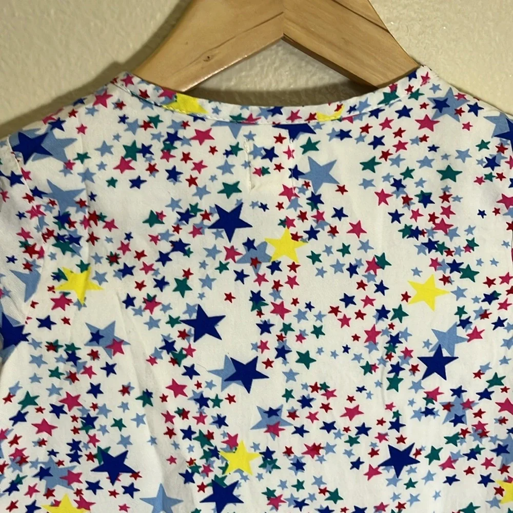 Gap Stars Multicolor Forth of July Long Sleeve Dress